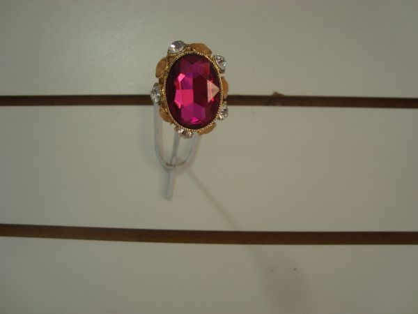 Anel Pedra Rosa
